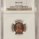 Lincoln Cents (Wheat) 1909-S VDB LINCOLN CENT – NGC AU-55 BN, SMOOTH BROWN LUSTER!