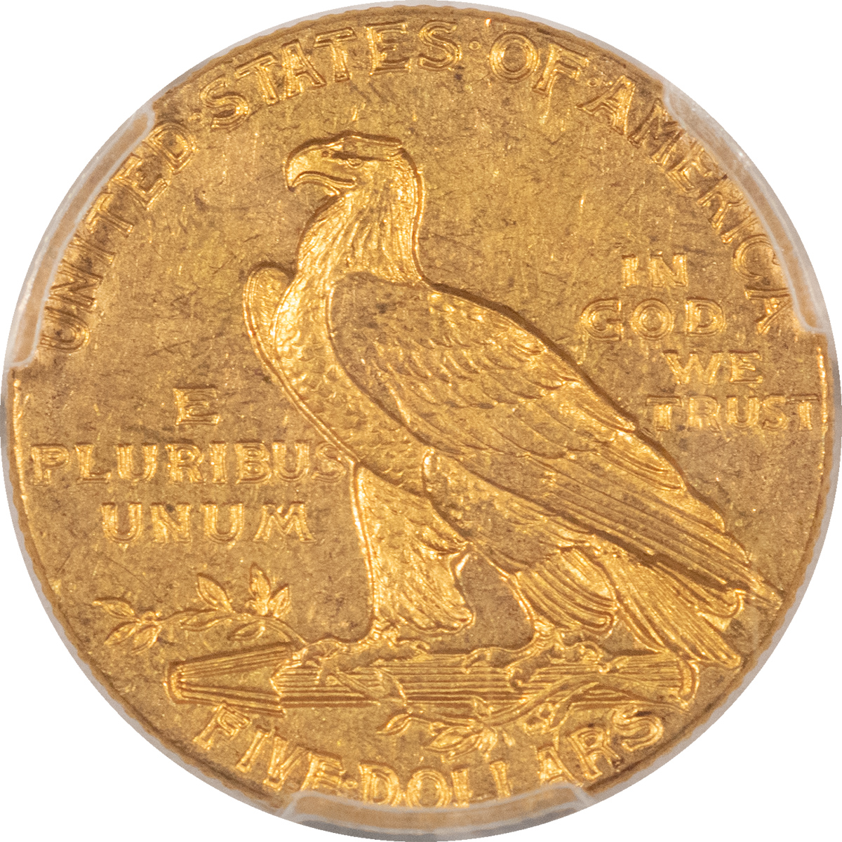 $5 1910 $5 INDIAN GOLD HALF EAGLE – PCGS MS-62 $5 1910 $5 INDIAN GOLD HALF EAGLE – PCGS MS-62