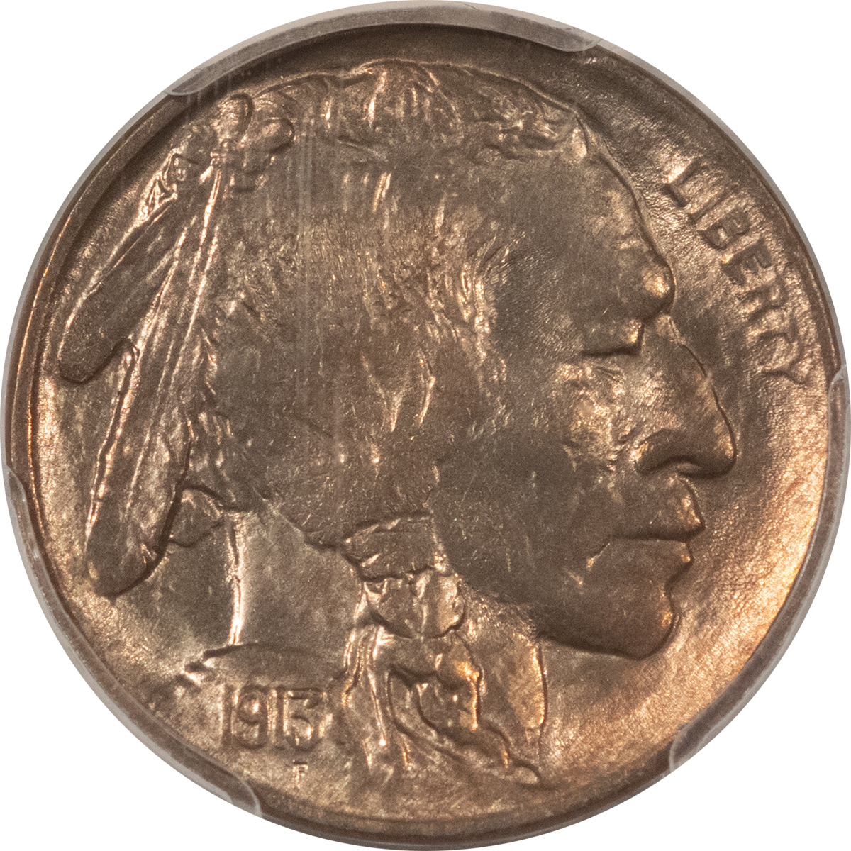 Buffalo Nickels 1913 TYPE 2 BUFFALO NICKEL – PCGS MS-63, FLASHY & CHOICE! Buffalo Nickels 1913 TYPE 2 BUFFALO NICKEL – PCGS MS-63, FLASHY & CHOICE!