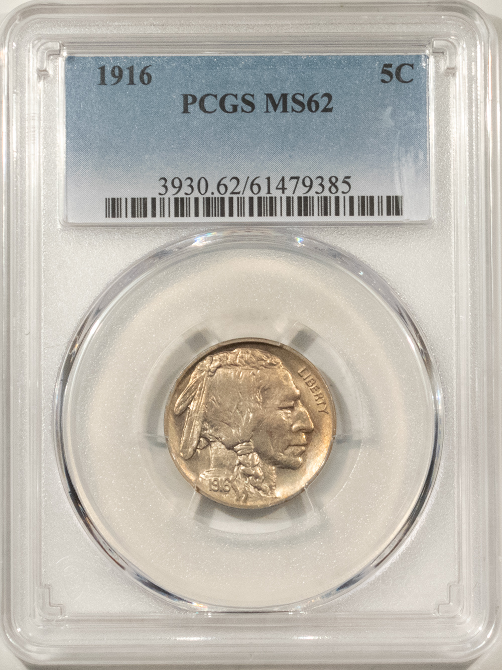 Buffalo Nickels 1916 BUFFALO NICKEL – PCGS MS-62, PRETTY & PREMIUM QUALITY! Buffalo Nickels 1916 BUFFALO NICKEL – PCGS MS-62, PRETTY & PREMIUM QUALITY!