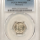 Dimes 1917 MERCURY DIME – PCGS MS-64 FB, NEAR GEM!