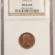 Lincoln Cents (Wheat) 1909 VDB LINCOLN CENT – NGC MS-65 RD, GEM RED!
