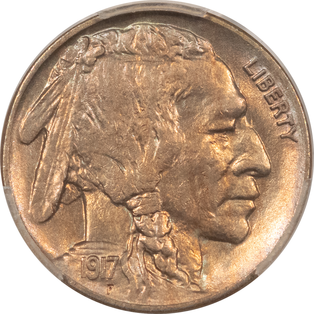 Buffalo Nickels 1917 BUFFALO NICKEL – PCGS AU-58, LOOKS BU! Buffalo Nickels 1917 BUFFALO NICKEL – PCGS AU-58, LOOKS BU!