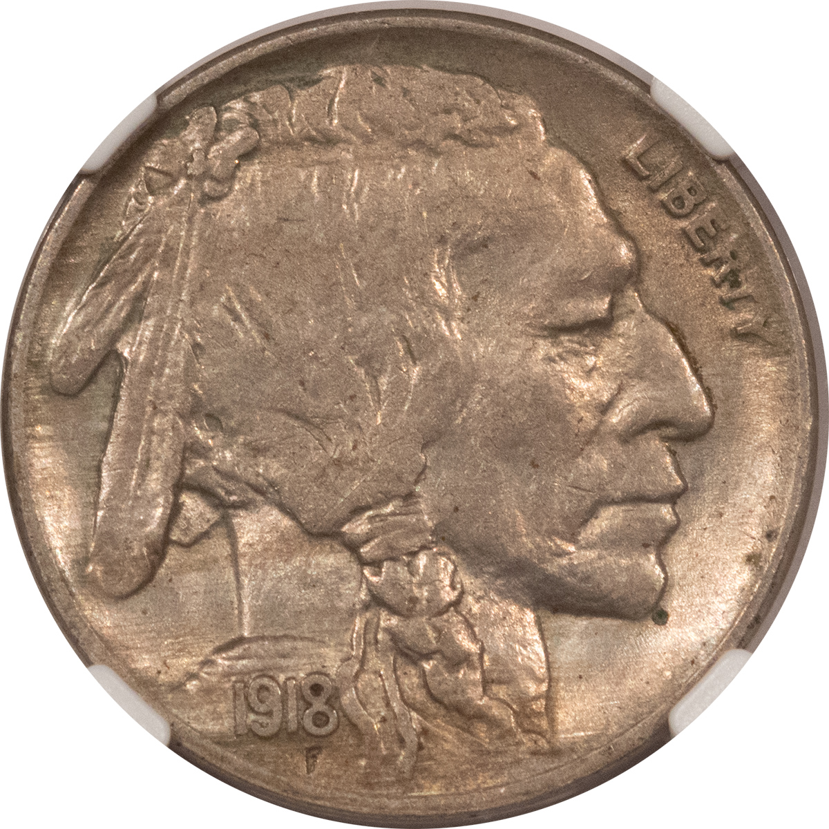 Buffalo Nickels 1918 BUFFALO NICKEL – NGC AU-58 Buffalo Nickels 1918 BUFFALO NICKEL – NGC AU-58