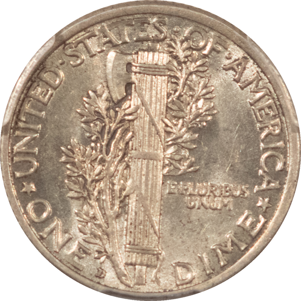 Dimes 1919-D MERCURY DIME – PCGS AU-58, WHITE, FLASHY & TOUGH! Dimes 1919-D MERCURY DIME – PCGS AU-58, WHITE, FLASHY & TOUGH!