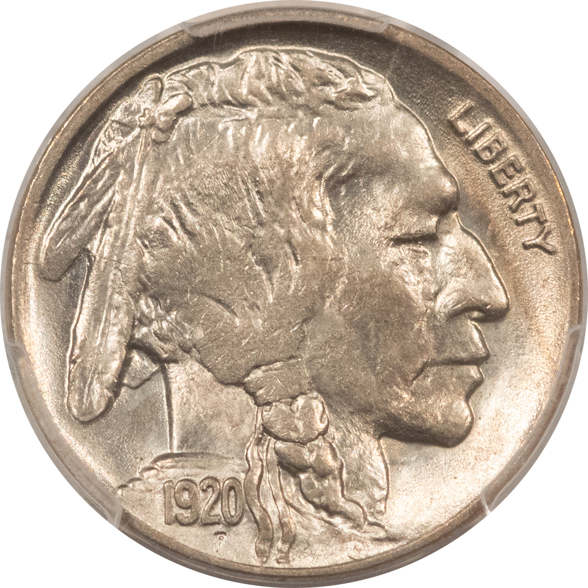 Buffalo Nickels 1920 BUFFALO NICKEL – PCGS MS-62, FLASHY! LOOKS CHOICE! Buffalo Nickels 1920 BUFFALO NICKEL – PCGS MS-62, FLASHY! LOOKS CHOICE!