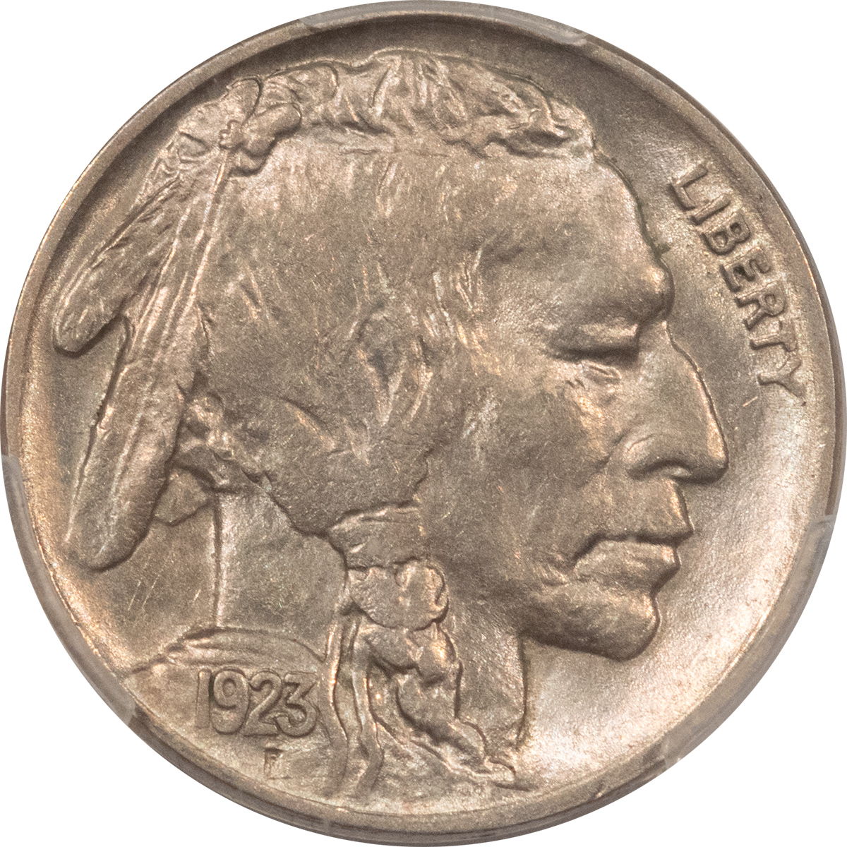 Buffalo Nickels 1923 BUFFALO NICKEL – PCGS AU-58, LOOKS UNCIRCULATED! Buffalo Nickels 1923 BUFFALO NICKEL – PCGS AU-58, LOOKS UNCIRCULATED!