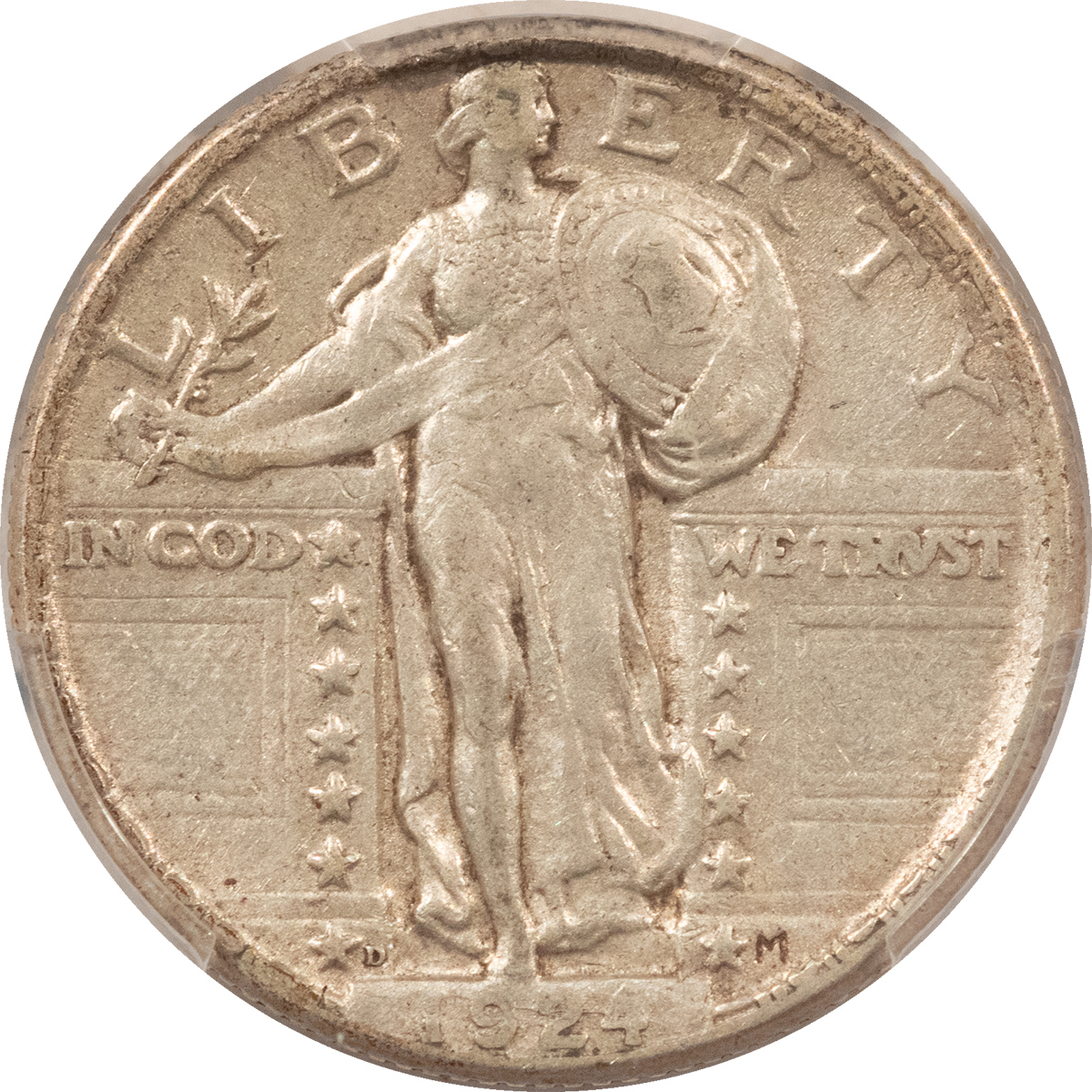 New Certified Coins 1924-D STANDING LIBERTY QUARTER – PCGS XF-40 New Certified Coins 1924-D STANDING LIBERTY QUARTER – PCGS XF-40