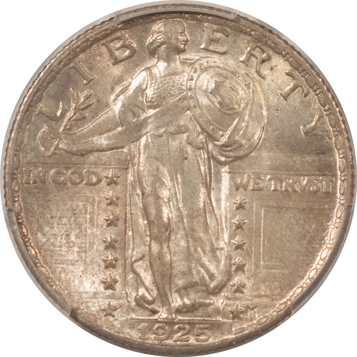 New Certified Coins 1925 STANDING LIBERTY QUARTER – PCGS MS-64, ORIGINAL & PREMIUM QUALITY! New Certified Coins 1925 STANDING LIBERTY QUARTER – PCGS MS-64, ORIGINAL & PREMIUM QUALITY!