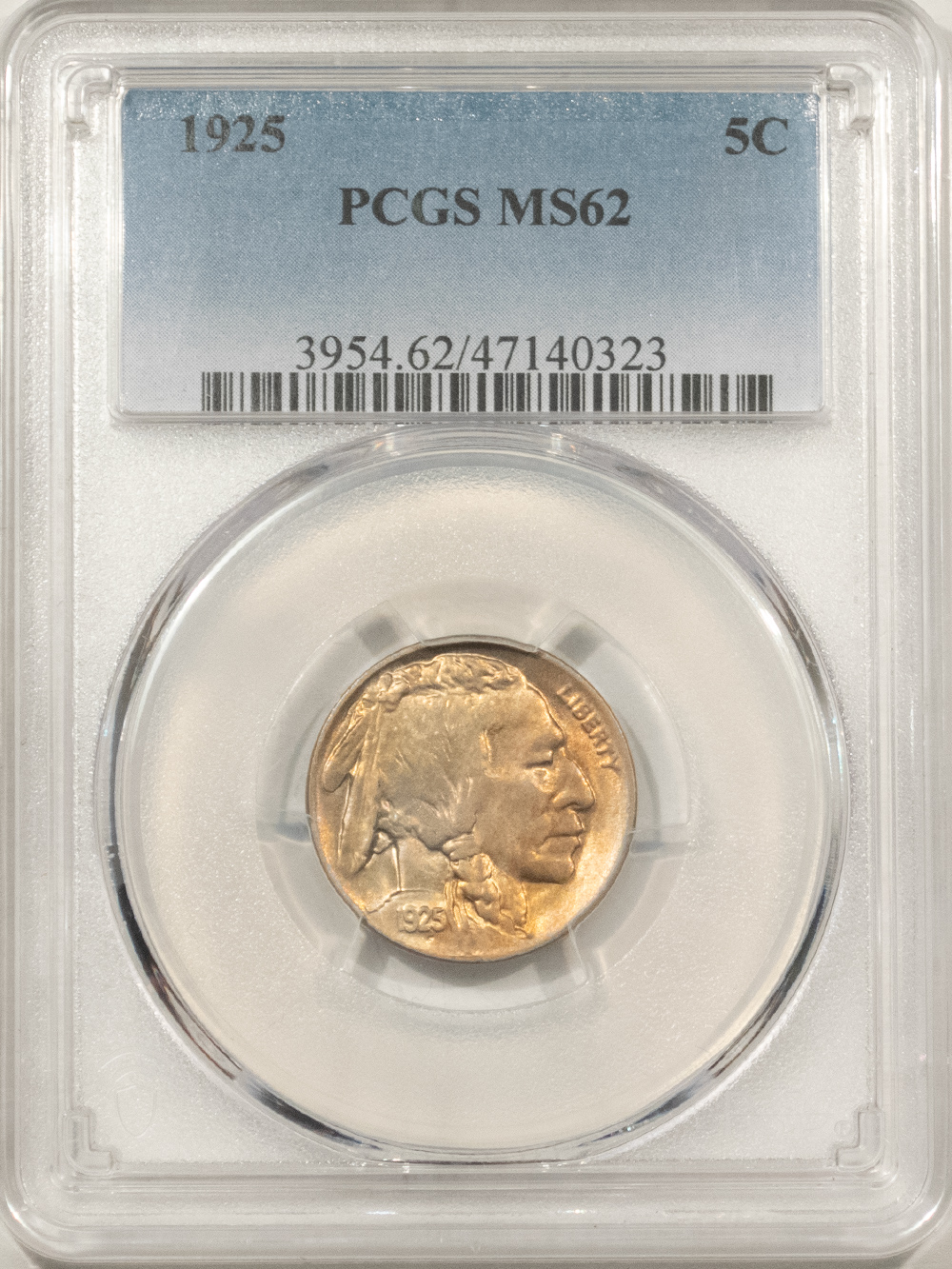 Buffalo Nickels 1925 BUFFALO NICKEL – PCGS MS-62, PRETTY & PREMIUM QUALITY! Buffalo Nickels 1925 BUFFALO NICKEL – PCGS MS-62, PRETTY & PREMIUM QUALITY!
