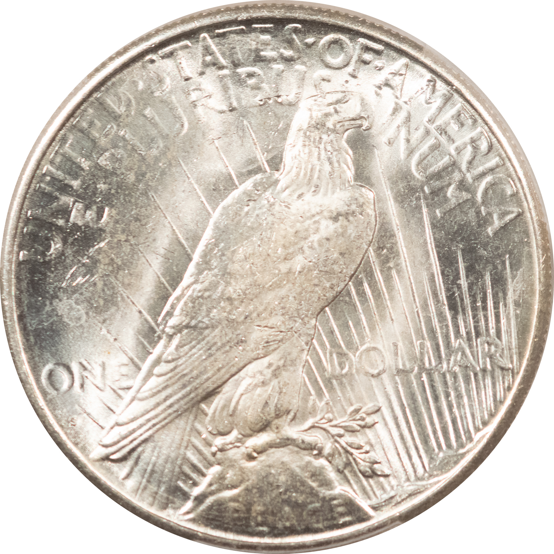 Dollars 1925-S $1 PEACE DOLLAR – PCGS MS-63, BLAST WHITE! Dollars 1925-S $1 PEACE DOLLAR – PCGS MS-63, BLAST WHITE!