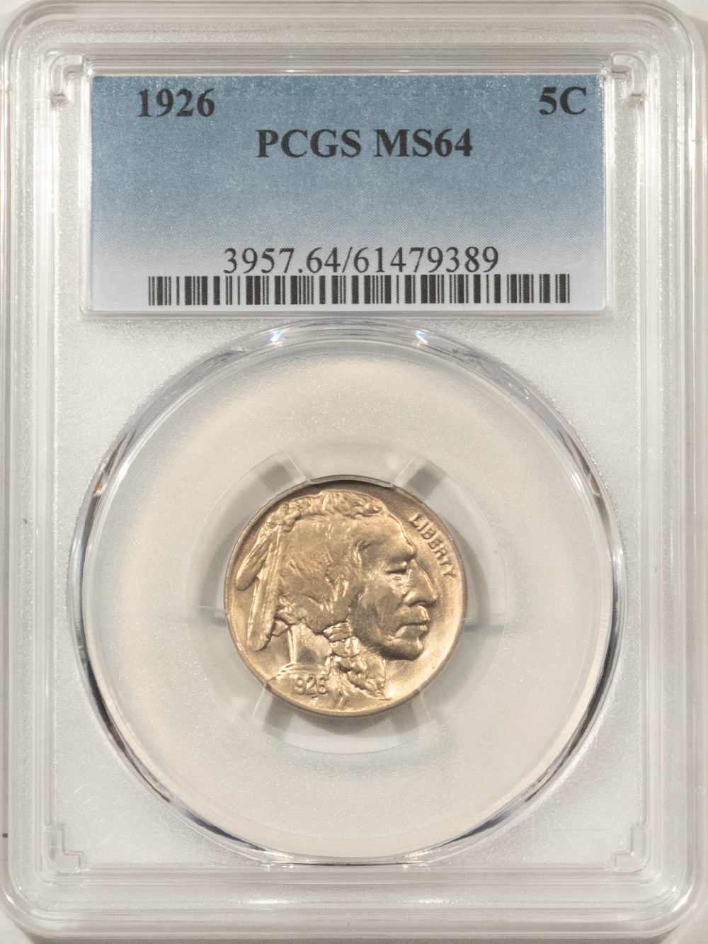 Buffalo Nickels 1926 BUFFALO NICKEL – PCGS MS-64 Buffalo Nickels 1926 BUFFALO NICKEL – PCGS MS-64
