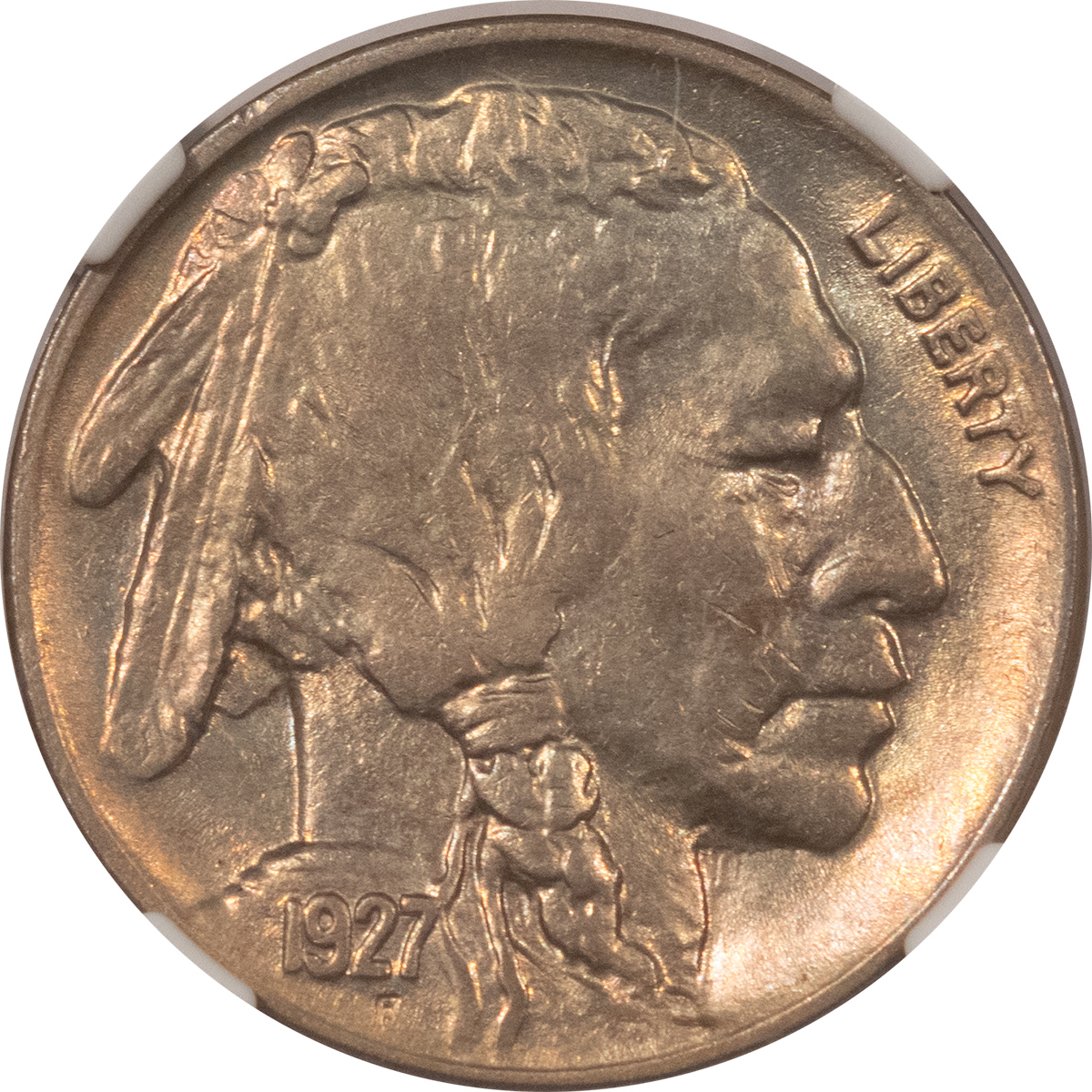 Buffalo Nickels 1927 BUFFALO NICKEL – NGC AU-58, LOOKS UNC! PREMIUM QUALITY! Buffalo Nickels 1927 BUFFALO NICKEL – NGC AU-58, LOOKS UNC! PREMIUM QUALITY!