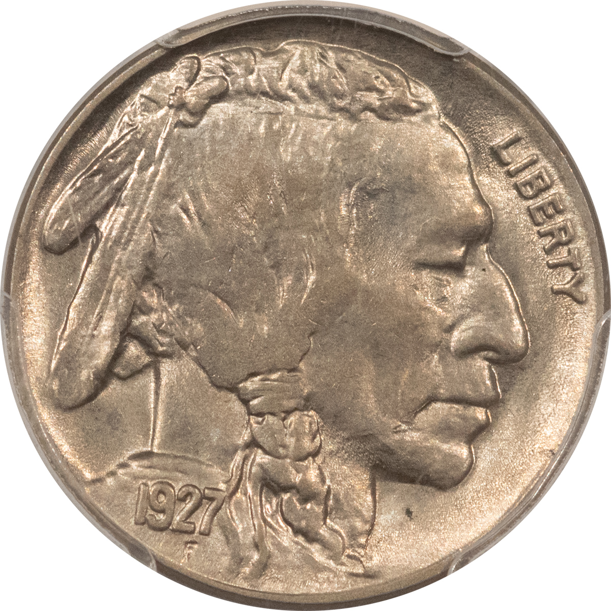 Buffalo Nickels 1927 BUFFALO NICKEL – PCGS MS-63, FRESH & CHOICE! Buffalo Nickels 1927 BUFFALO NICKEL – PCGS MS-63, FRESH & CHOICE!