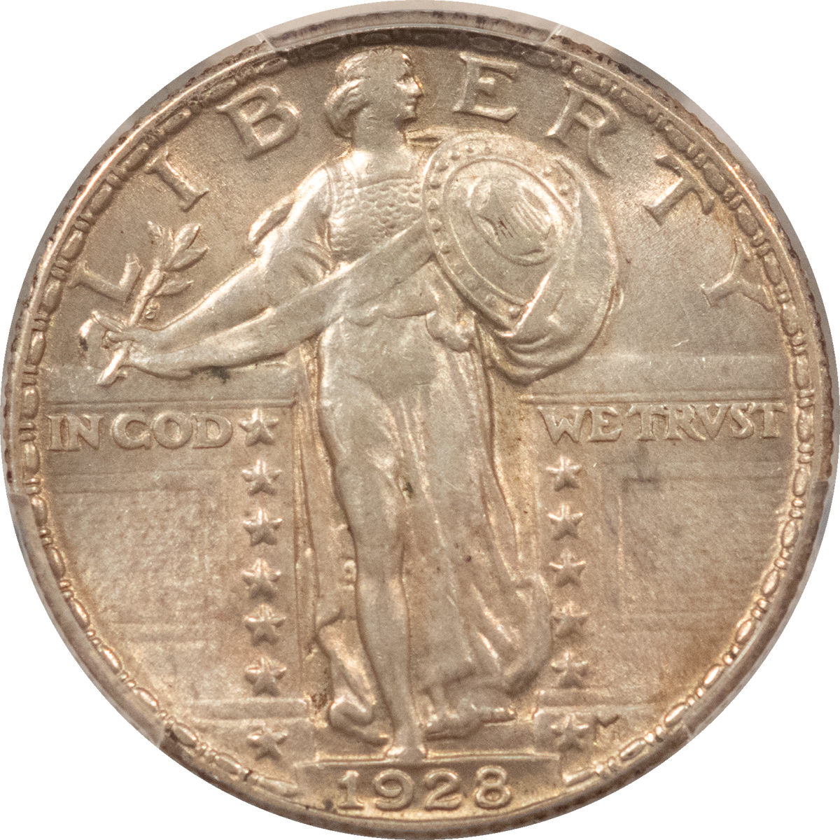 New Certified Coins 1928 STANDING LIBERTY QUARTER – PCGS AU-58, NICE ORIGINAL! New Certified Coins 1928 STANDING LIBERTY QUARTER – PCGS AU-58, NICE ORIGINAL!