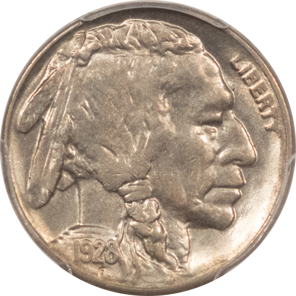 Buffalo Nickels 1928-S BUFFALO NICKEL – PCGS MS-62, TOUGH! Buffalo Nickels 1928-S BUFFALO NICKEL – PCGS MS-62, TOUGH!