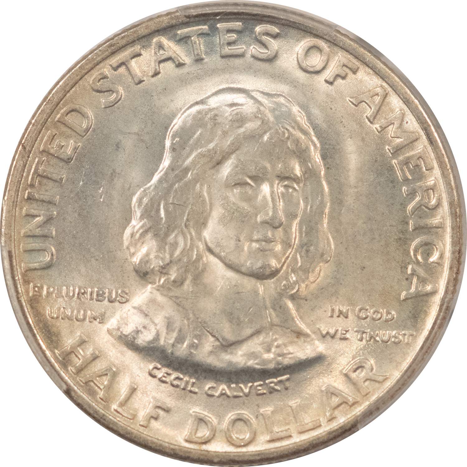 Early Commems 1934 MARYLAND COMMEMORATIVE HALF DOLLAR – PCGS MS-65, PRETTY! PREMIUM QUALITY! Early Commems 1934 MARYLAND COMMEMORATIVE HALF DOLLAR – PCGS MS-65, PRETTY! PREMIUM QUALITY!