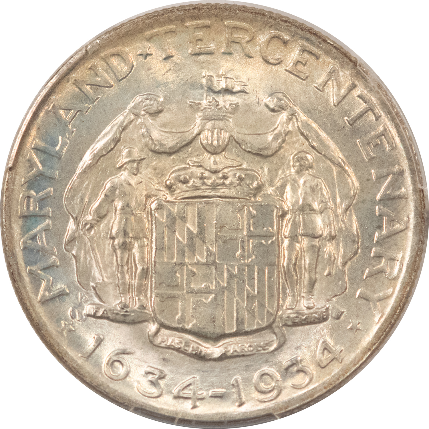 Early Commems 1934 MARYLAND COMMEMORATIVE HALF DOLLAR – PCGS MS-65, PRETTY! PREMIUM QUALITY! Early Commems 1934 MARYLAND COMMEMORATIVE HALF DOLLAR – PCGS MS-65, PRETTY! PREMIUM QUALITY!