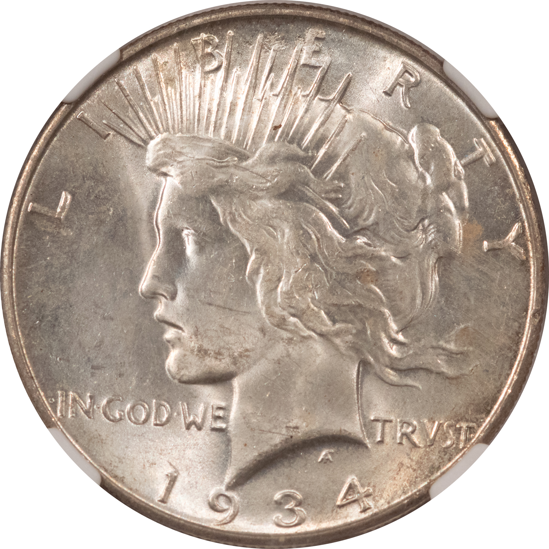 Dollars 1934-D $1 PEACE DOLLAR – NGC MS-62, FRESH & NICE! Dollars 1934-D $1 PEACE DOLLAR – NGC MS-62, FRESH & NICE!