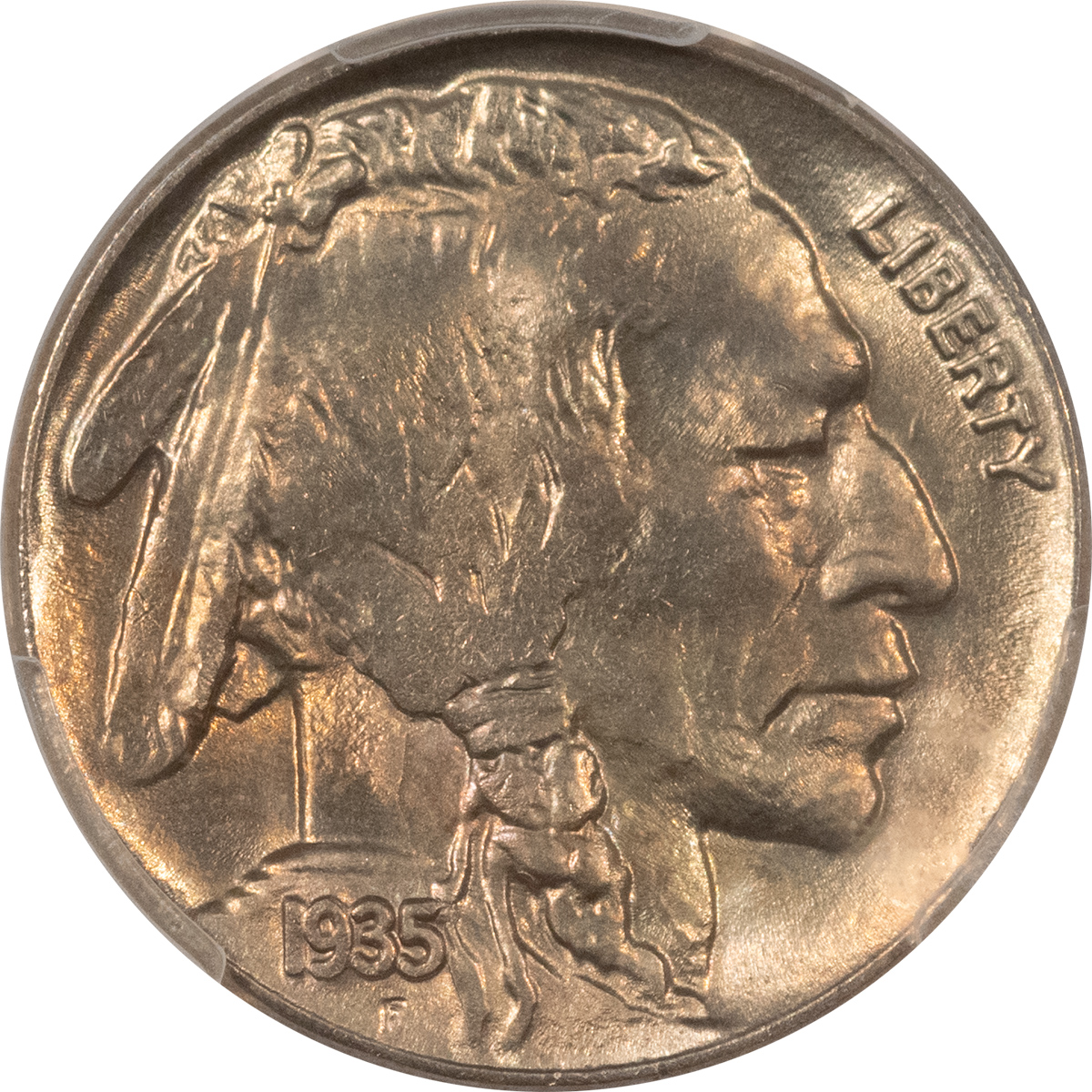 Buffalo Nickels 1935 BUFFALO NICKEL – PCGS MS-65, FRESH ATTRACTIVE GEM! Buffalo Nickels 1935 BUFFALO NICKEL – PCGS MS-65, FRESH ATTRACTIVE GEM!