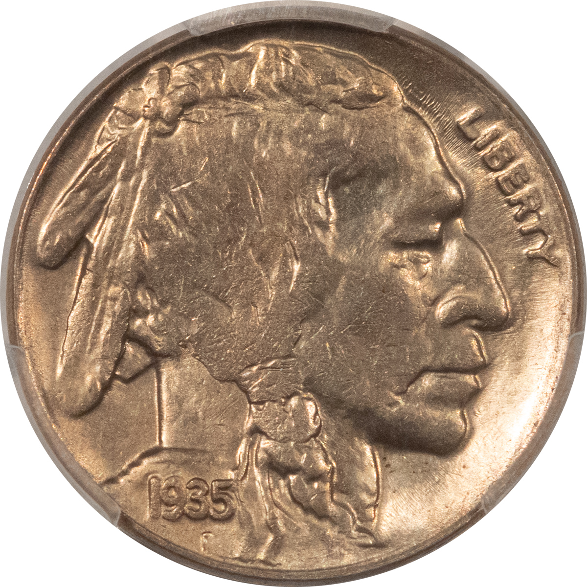 Buffalo Nickels 1935-D BUFFALO NICKEL – PCGS MS-63, CHOICE! Buffalo Nickels 1935-D BUFFALO NICKEL – PCGS MS-63, CHOICE!