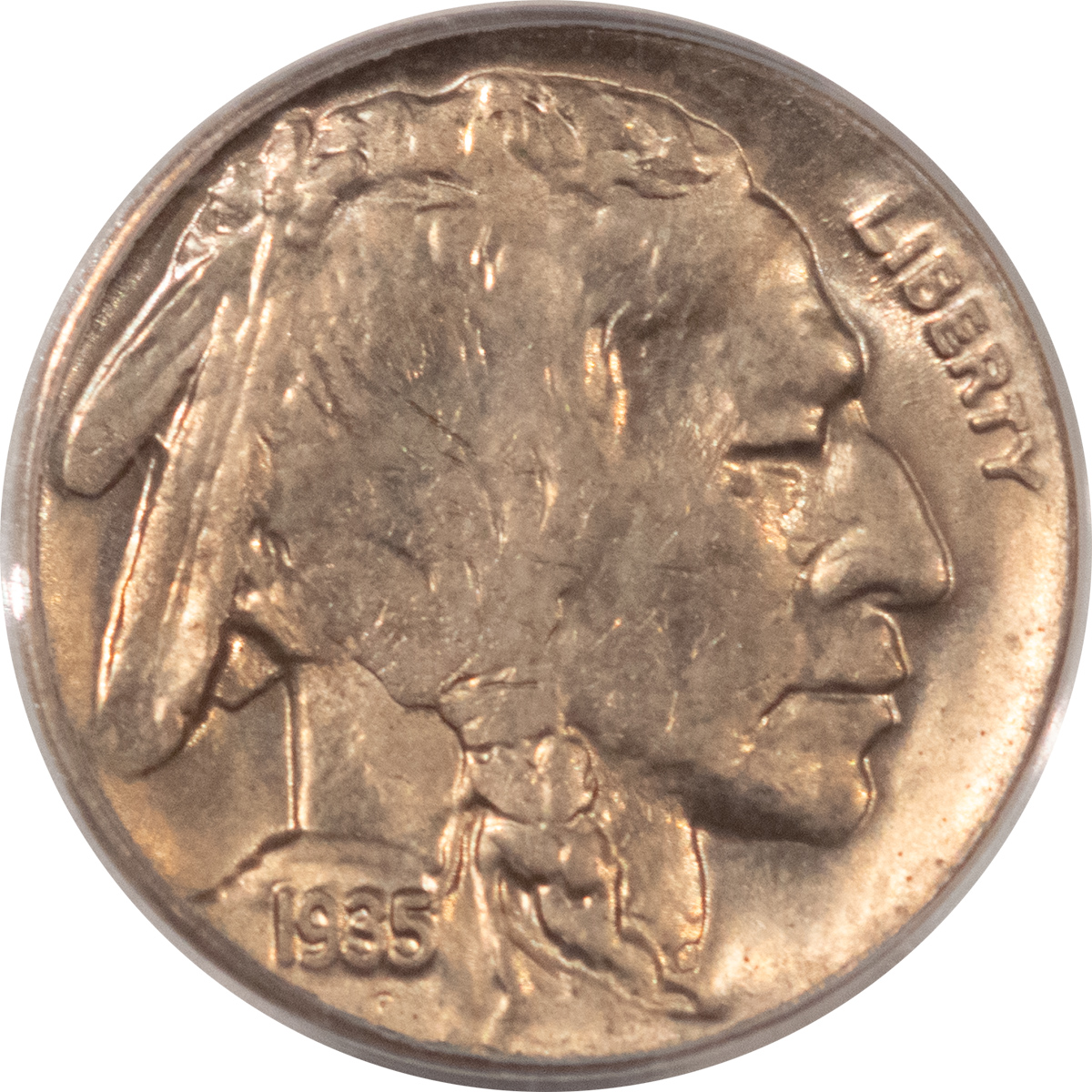 Buffalo Nickels 1935-D BUFFALO NICKEL – PCGS MS-63, CHOICE! Buffalo Nickels 1935-D BUFFALO NICKEL – PCGS MS-63, CHOICE!