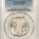Half Dollars 1936-D WALKING LIBERTY HALF DOLLAR – PCGS MS-65, BLAZING WHITE!