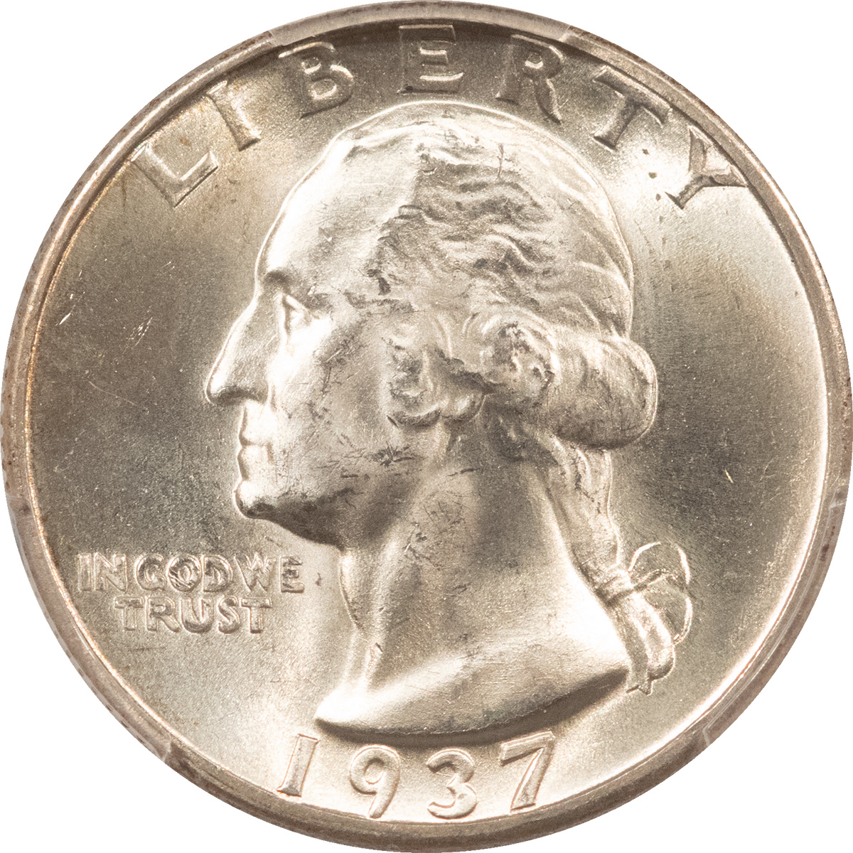 New Certified Coins 1937-D WASHINGTON QUARTER – PCGS MS-64, WHITE! New Certified Coins 1937-D WASHINGTON QUARTER – PCGS MS-64, WHITE!