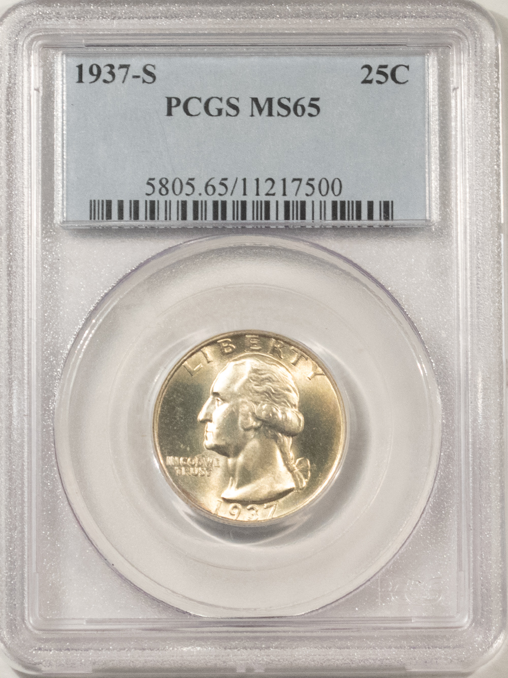 New Certified Coins 1937-S WASHINGTON QUARTER – PCGS MS-65, FRESH, FLASHY GEM! New Certified Coins 1937-S WASHINGTON QUARTER – PCGS MS-65, FRESH, FLASHY GEM!