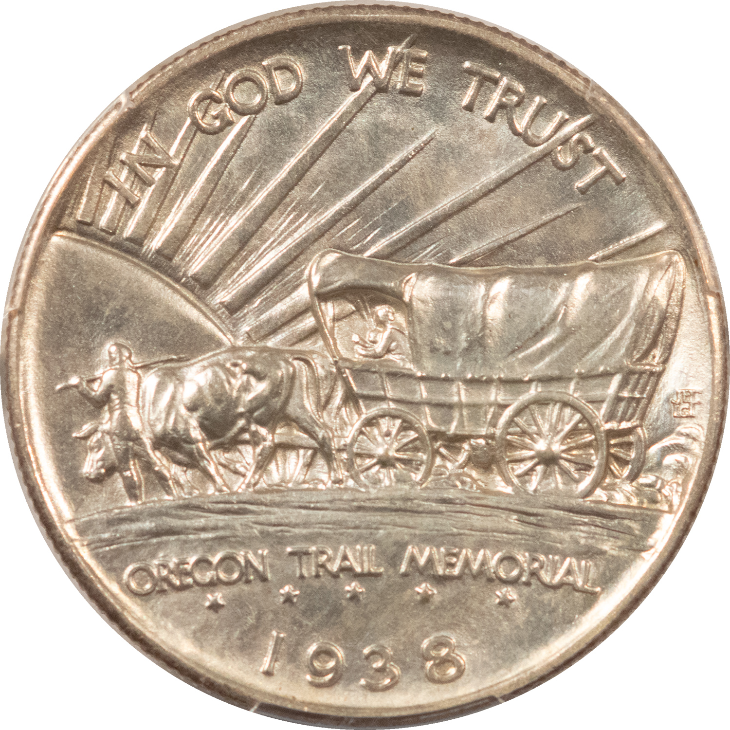 Early Commems 1938-S OREGON COMMEMORATIVE HALF DOLLAR, PCGS GENUINE CLEANED UNC DETAIL, WHITE! Early Commems 1938-S OREGON COMMEMORATIVE HALF DOLLAR, PCGS GENUINE CLEANED UNC DETAIL, WHITE!