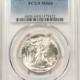Half Dollars 1938 WALKING LIBERTY HALF DOLLAR – PCGS MS-64, FRESH & PREMIUM QUALITY!