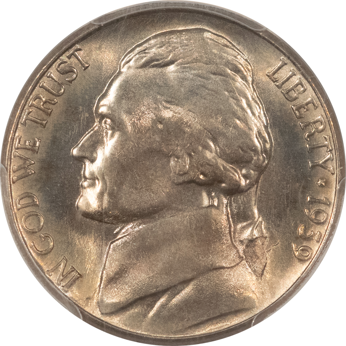 Jefferson Nickels 1939-S JEFFERSON NICKEL, REVERSE OF 1938 – PCGS MS-66 Jefferson Nickels 1939-S JEFFERSON NICKEL, REVERSE OF 1938 – PCGS MS-66