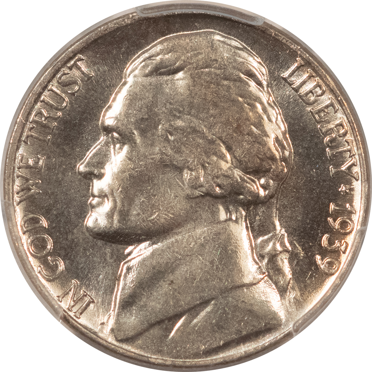 Jefferson Nickels 1939-S JEFFERSON NICKEL, REV OF 1940 – PCGS MS-64 FS, NEAT! LOOKS PROOF-LIKE! Jefferson Nickels 1939-S JEFFERSON NICKEL, REV OF 1940 – PCGS MS-64 FS, NEAT! LOOKS PROOF-LIKE!