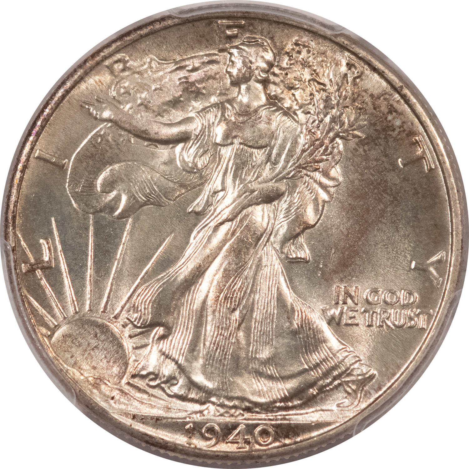 Half Dollars 1940 WALKING LIBERTY HALF DOLLAR – PCGS MS-64, FRESH & PREMIUM QUALITY! Half Dollars 1940 WALKING LIBERTY HALF DOLLAR – PCGS MS-64, FRESH & PREMIUM QUALITY!