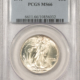 Half Dollars 1940-S WALKING LIBERTY HALF DOLLAR – PCGS MS-64, FRESH ORIGINAL WHITE!