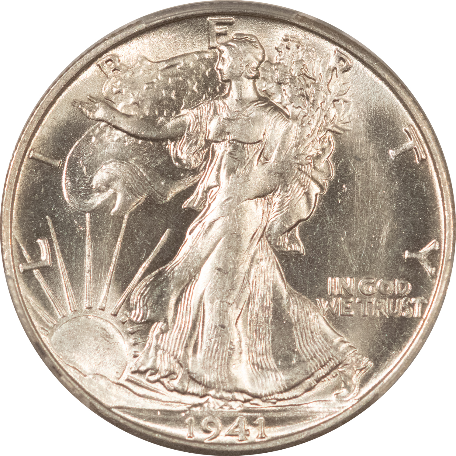 Half Dollars 1941-S WALKING LIBERTY HALF DOLLAR – PCGS MS-62, BLAST WHITE! Half Dollars 1941-S WALKING LIBERTY HALF DOLLAR – PCGS MS-62, BLAST WHITE!
