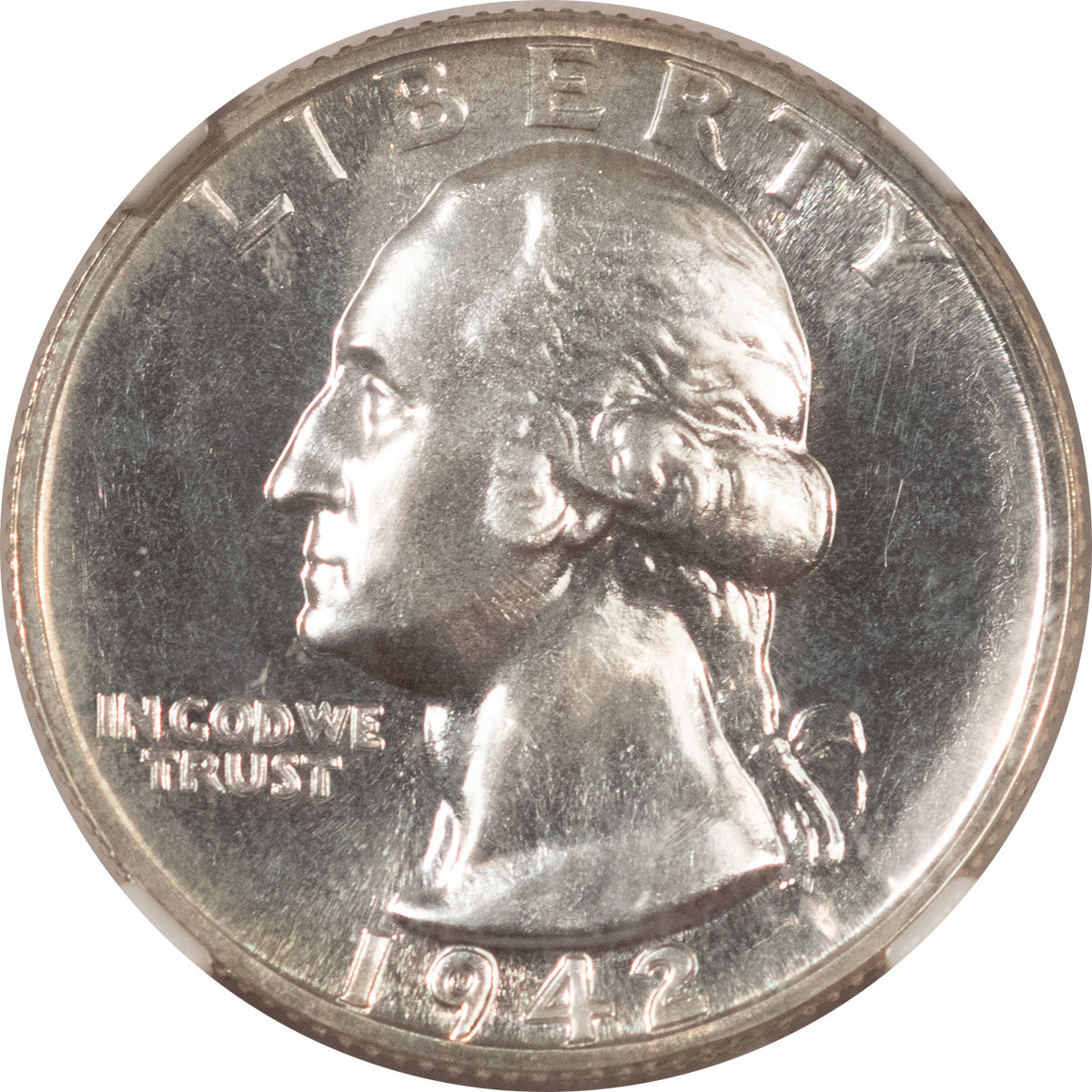 New Certified Coins 1942 PROOF WASHINGTON QUARTER – NGC PF-65, WHITE! New Certified Coins 1942 PROOF WASHINGTON QUARTER – NGC PF-65, WHITE!