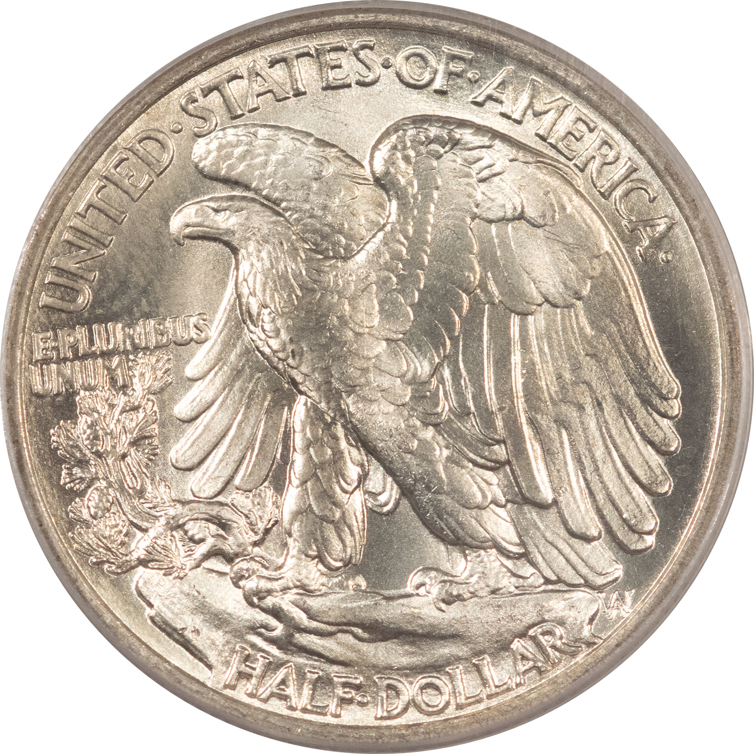 Half Dollars 1942 WALKING LIBERTY HALF DOLLAR – PCGS MS-65, OLD GREEN HOLDER, WHITE & PQ! Half Dollars 1942 WALKING LIBERTY HALF DOLLAR – PCGS MS-65, OLD GREEN HOLDER, WHITE & PQ!
