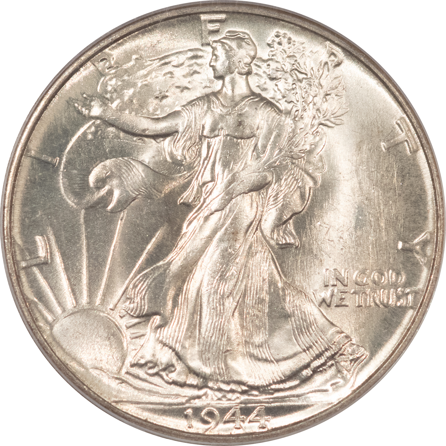 Half Dollars 1944 WALKING LIBERTY HALF DOLLAR – PCGS MS-66, FRESH LUSTER! Half Dollars 1944 WALKING LIBERTY HALF DOLLAR – PCGS MS-66, FRESH LUSTER!