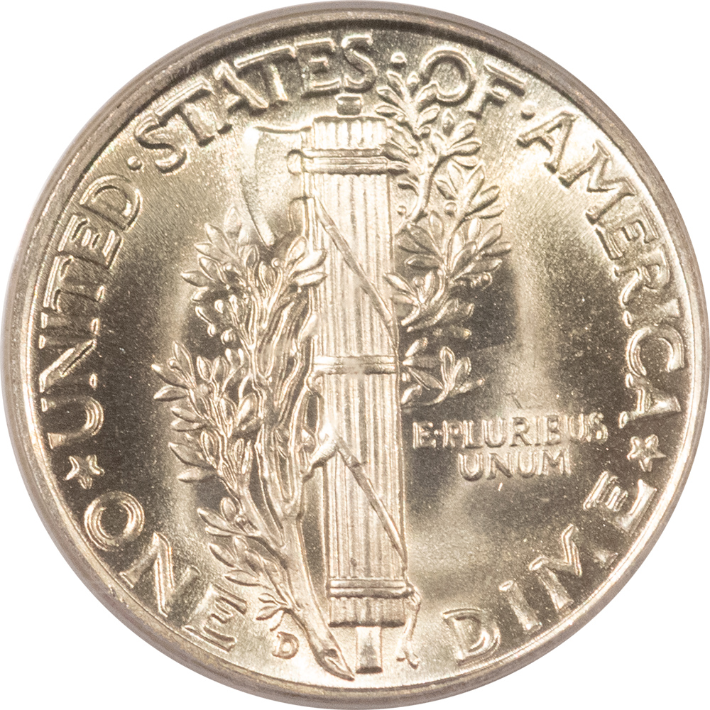 Dimes 1944-D MERCURY DIME – PCGS MS-66 FB, FRESH, FLASHY & PREMIUM QUALITY! Dimes 1944-D MERCURY DIME – PCGS MS-66 FB, FRESH, FLASHY & PREMIUM QUALITY!