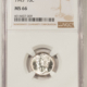 Dimes 1945-D MERCURY DIME – PCGS MS-66