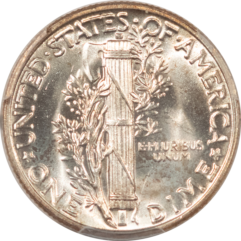 Dimes 1945 MERCURY DIME – PCGS MS-65, PRETTY! Dimes 1945 MERCURY DIME – PCGS MS-65, PRETTY!