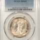 Half Dollars 1946-S WALKING LIBERTY HALF DOLLAR – PCGS MS-65, FLASHY WHITE GEM!