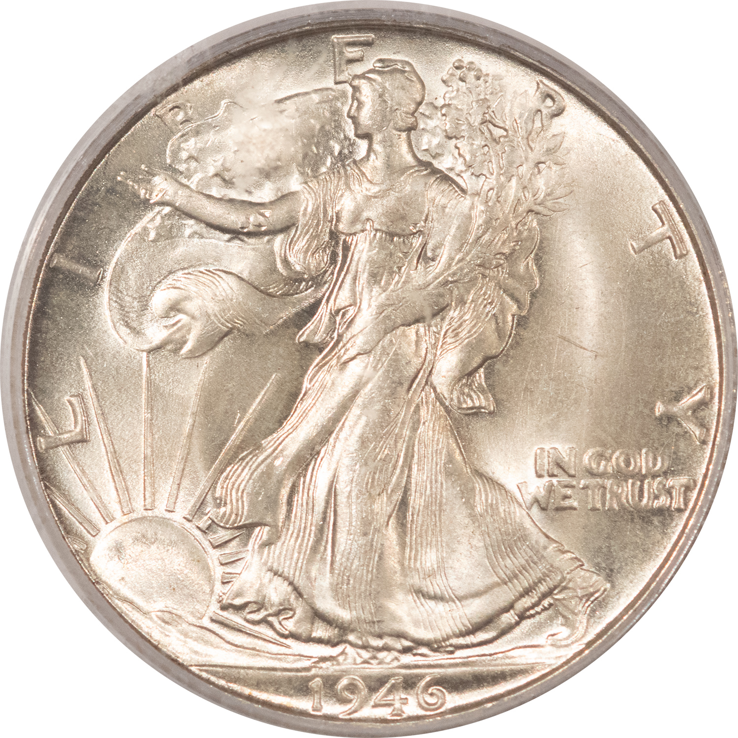 Half Dollars 1946-S WALKING LIBERTY HALF DOLLAR – PCGS MS-65 Half Dollars 1946-S WALKING LIBERTY HALF DOLLAR – PCGS MS-65