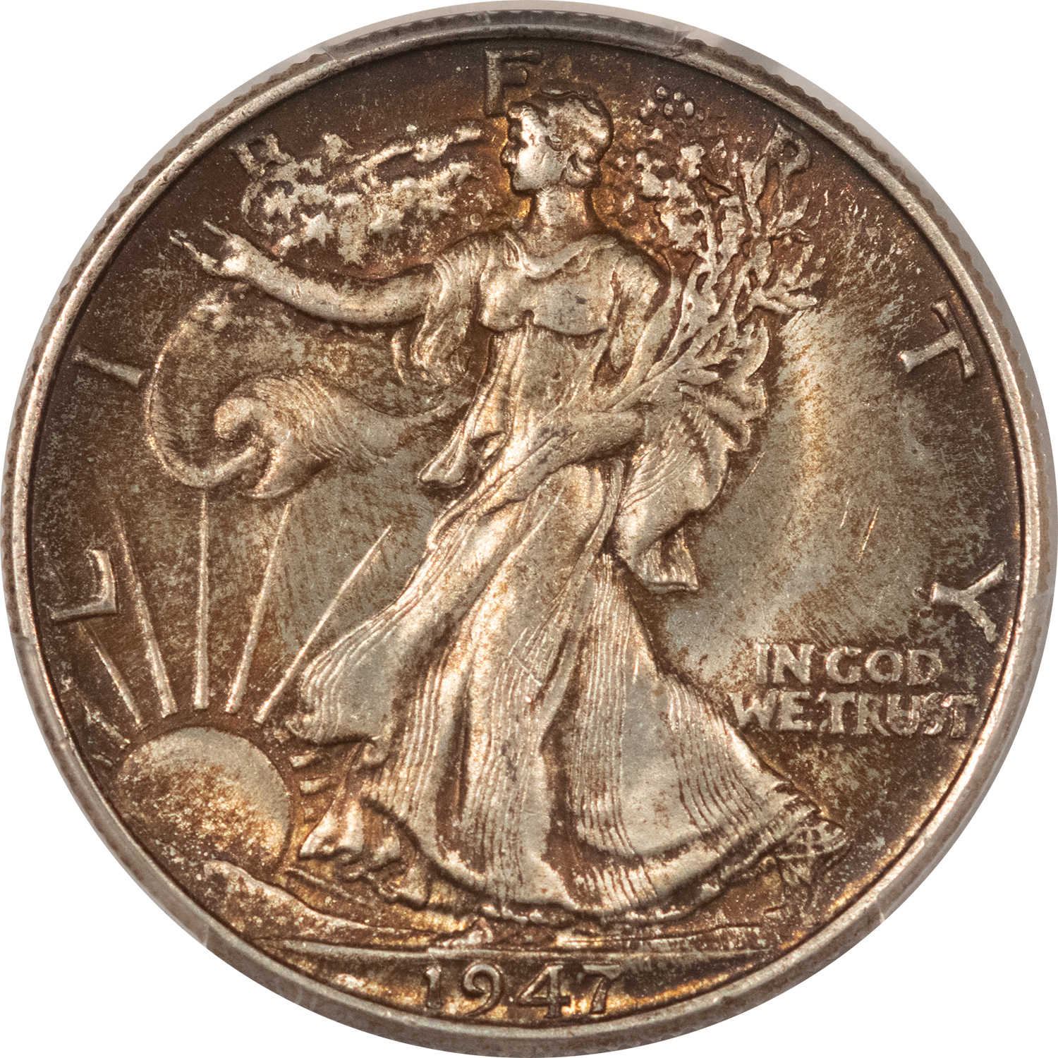 Half Dollars 1947 WALKING LIBERTY HALF DOLLAR – PCGS MS-65, ORIGINAL GEM! Half Dollars 1947 WALKING LIBERTY HALF DOLLAR – PCGS MS-65, ORIGINAL GEM!