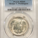 Early Commems 1948-S BOOKER T WASHINGTON COMMEMORATIVE HALF – PCGS MS-65, BLAST WHITE, SEMI PL