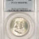 Franklin Halves 1949 FRANKLIN HALF DOLLAR, SCRATCHED – ANACS AU-58 DETAILS!