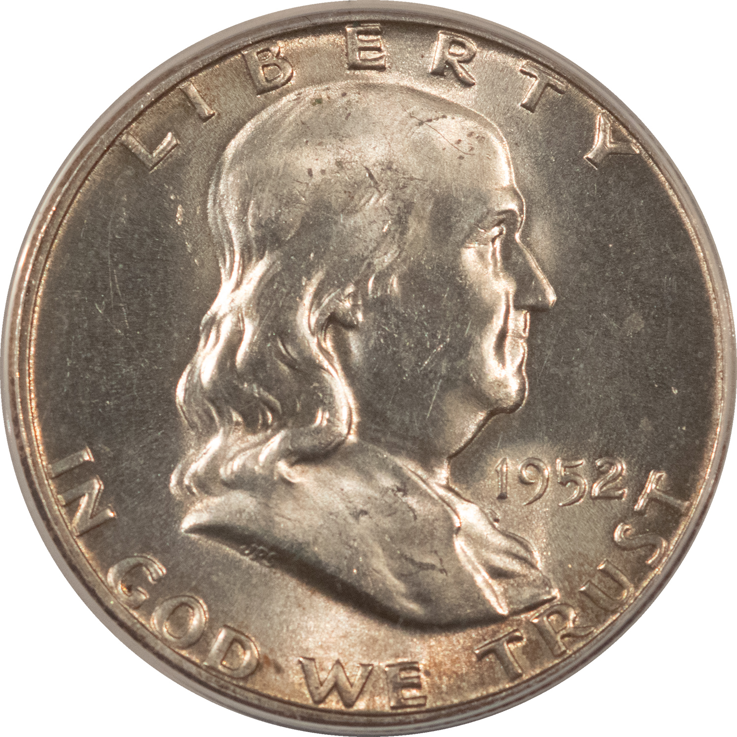 Franklin Halves 1952 FRANKLIN HALF DOLLAR – ANACS MS-64 FBL, FRESH & FLASHY! Franklin Halves 1952 FRANKLIN HALF DOLLAR – ANACS MS-64 FBL, FRESH & FLASHY!
