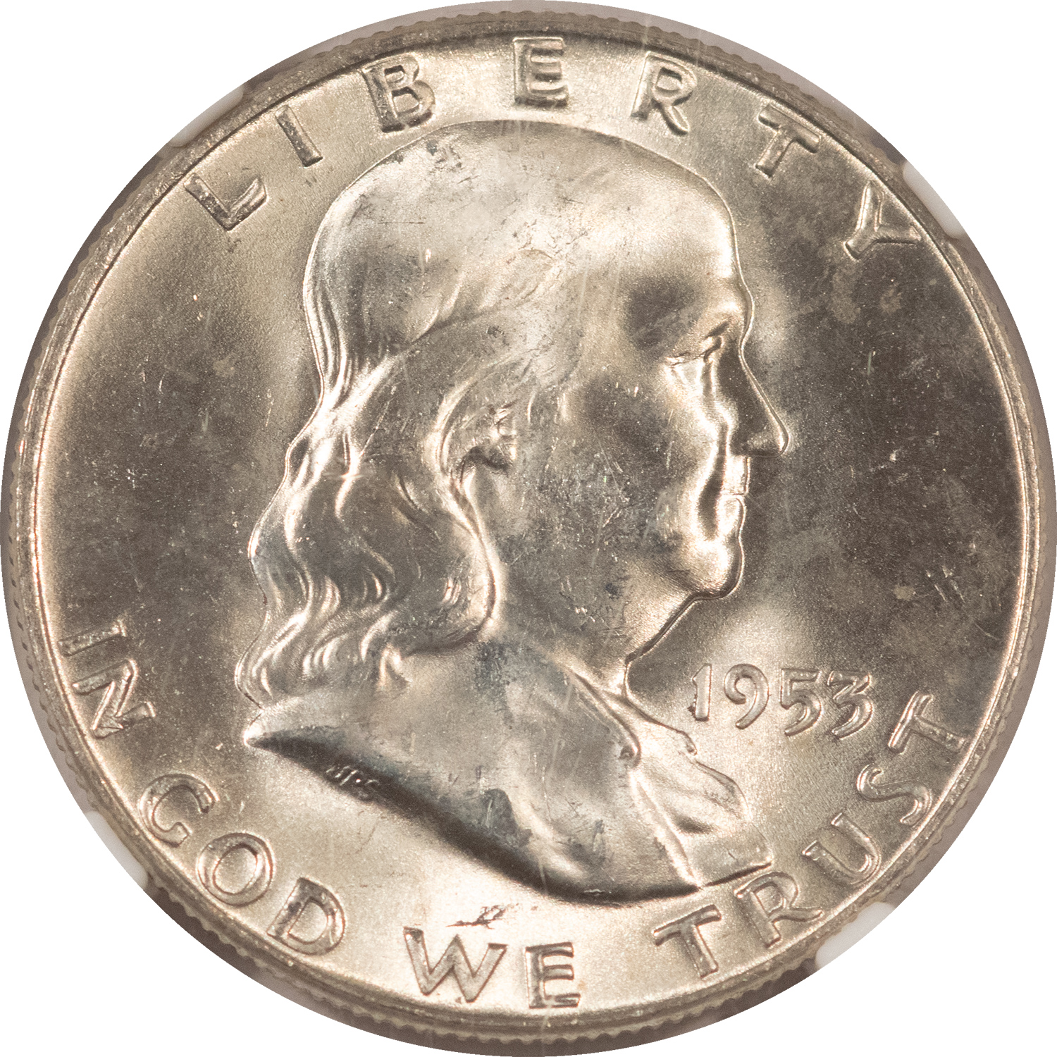 Franklin Halves 1953-D FRANKLIN HALF DOLLAR – NGC MS-64 FBL, FRESH & FLASHY! Franklin Halves 1953-D FRANKLIN HALF DOLLAR – NGC MS-64 FBL, FRESH & FLASHY!