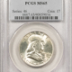 Franklin Halves 1953-S FRANKLIN HALF DOLLAR – PCGS MS-65, FRESH GEM!